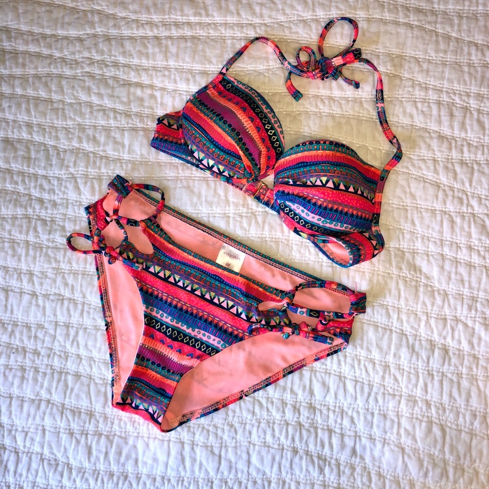 Push up bikini - Aztec - xhilaration - small